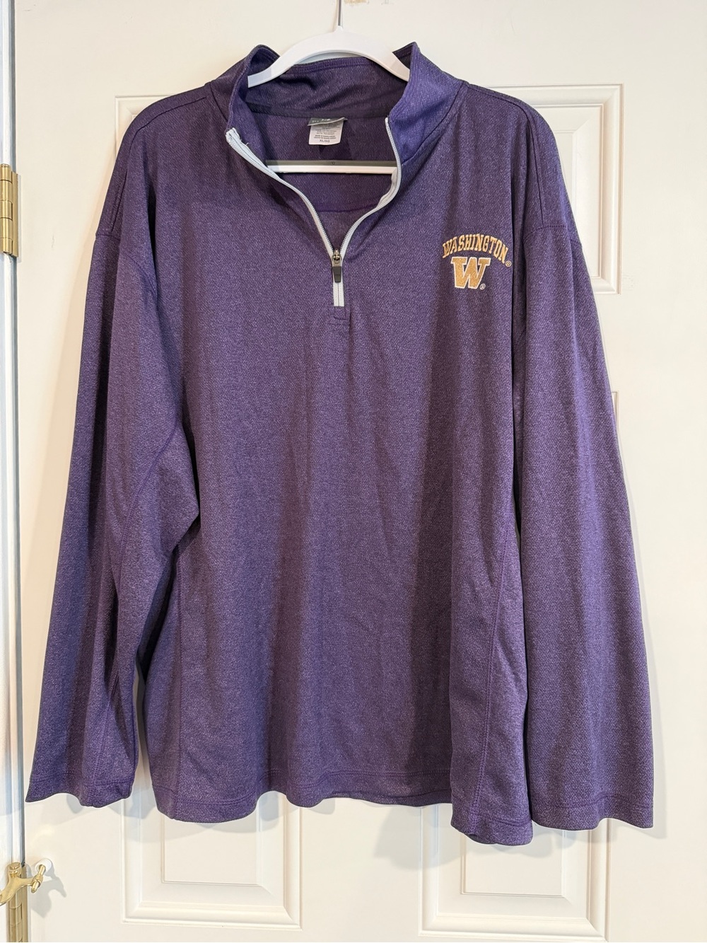 Knights Apparel Purple Washington W Quarter-Zip Pullover